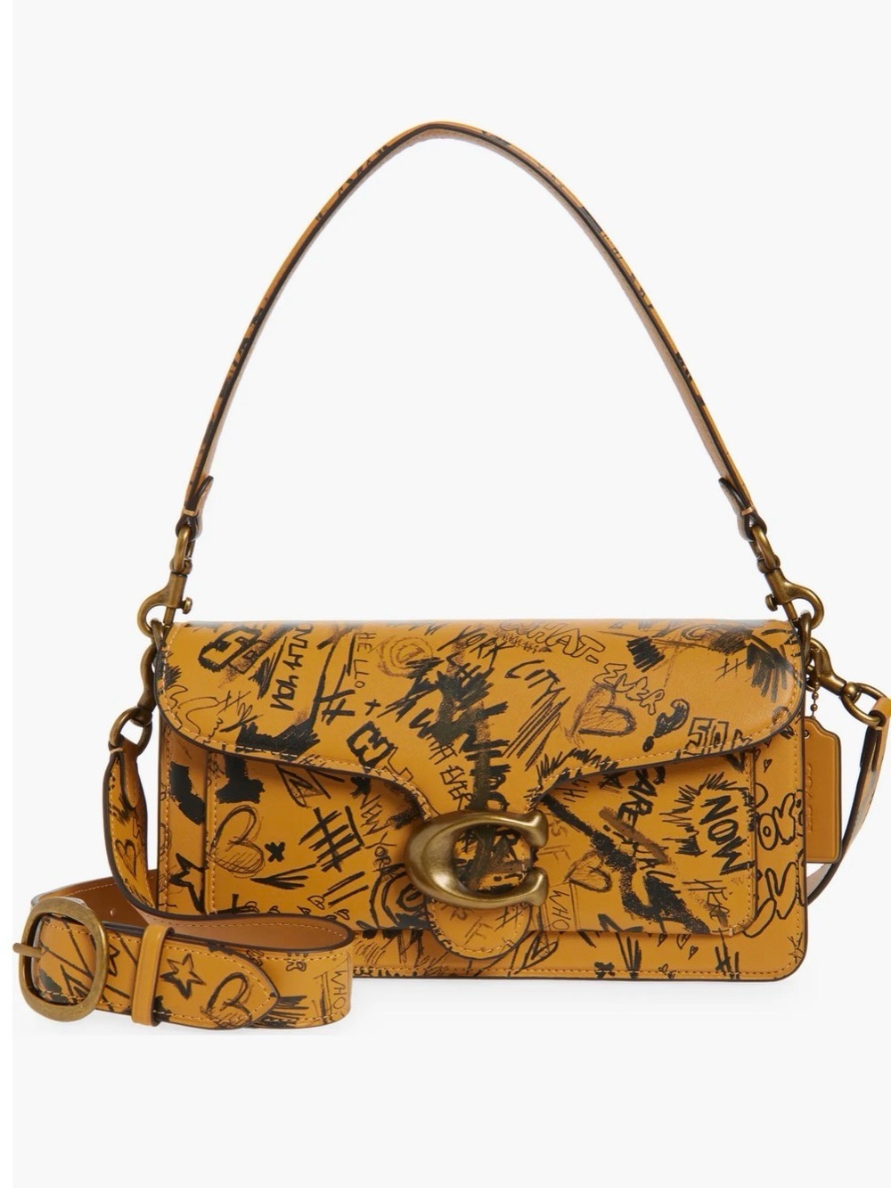 Certified Coach Tabby 26 Graffiti Leather Shoulder Crossbody Bag – Like New